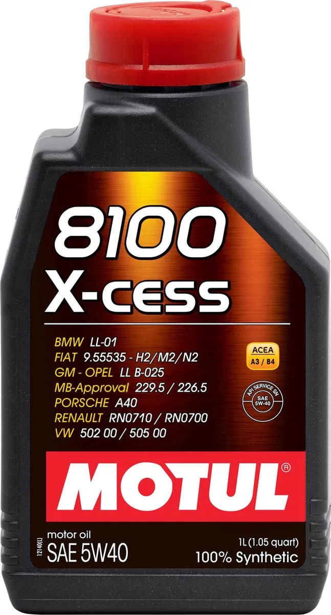 Motul X-cess 5W-40 Motorolie 1L