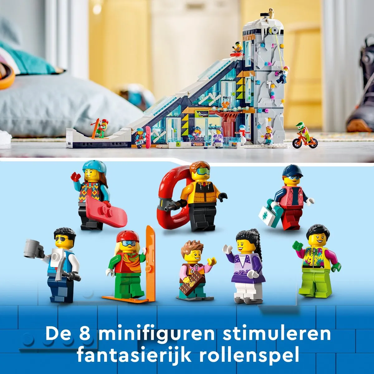 LEGO City 60366 Ski- en Klimcentrum - 1054 Stukken - 8 Minifiguren