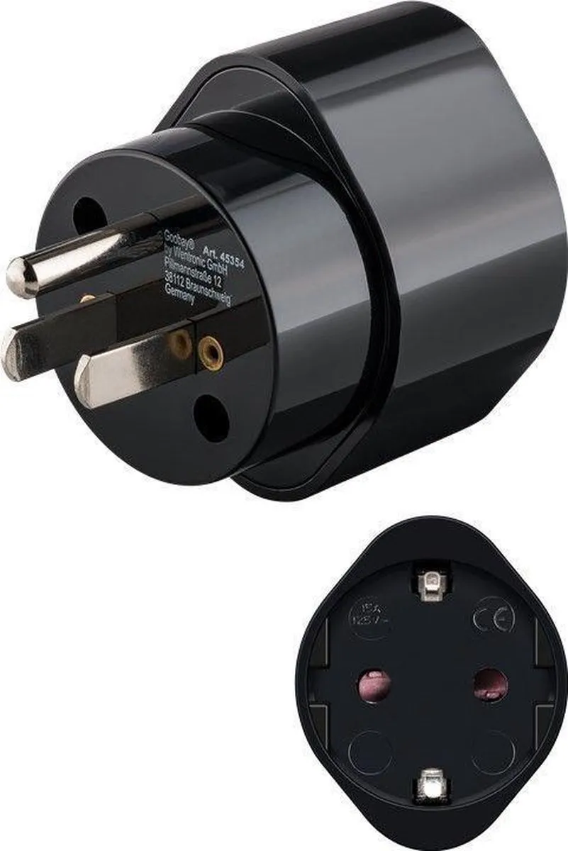 Goobay 45354 Reisadapter Europa VS/Japan Type B - Zwart