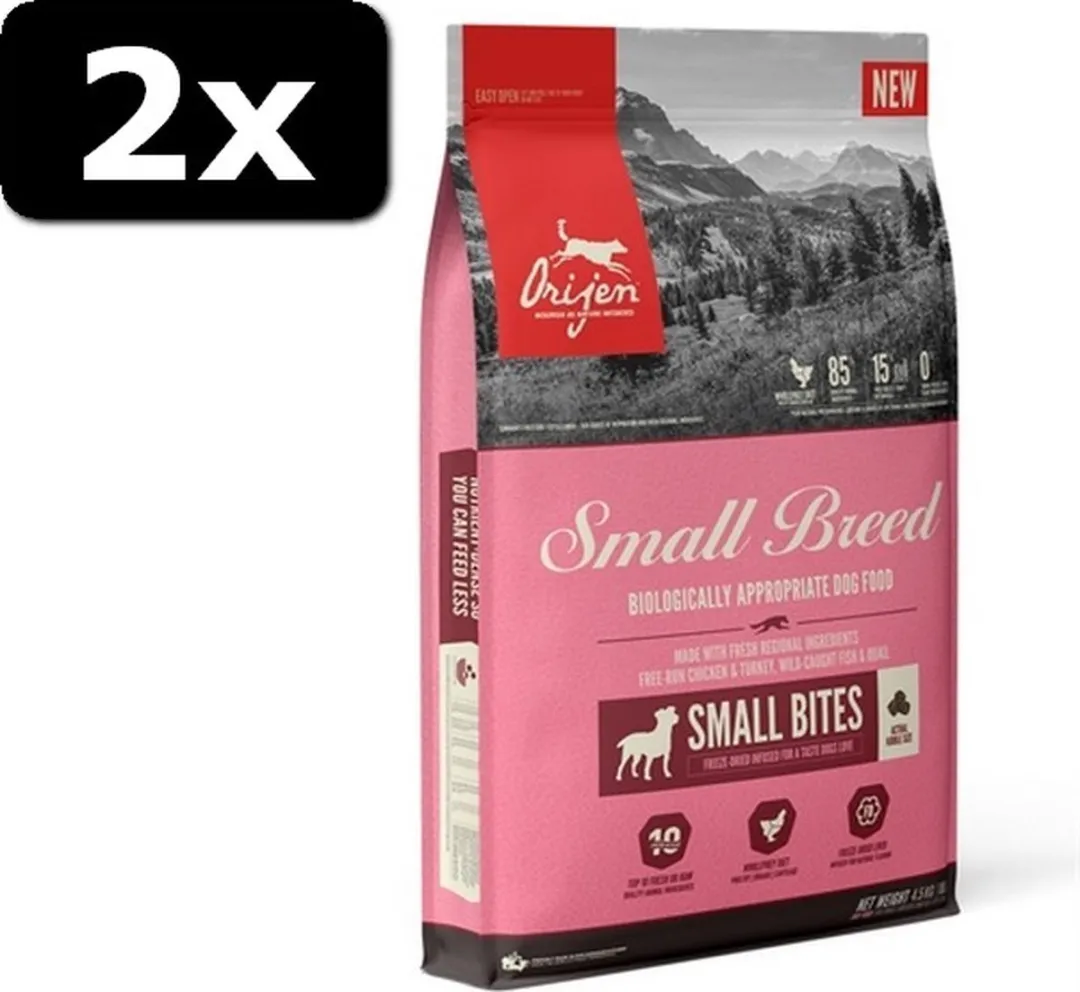 Orijen Whole Prey Small 2x 4,5kg