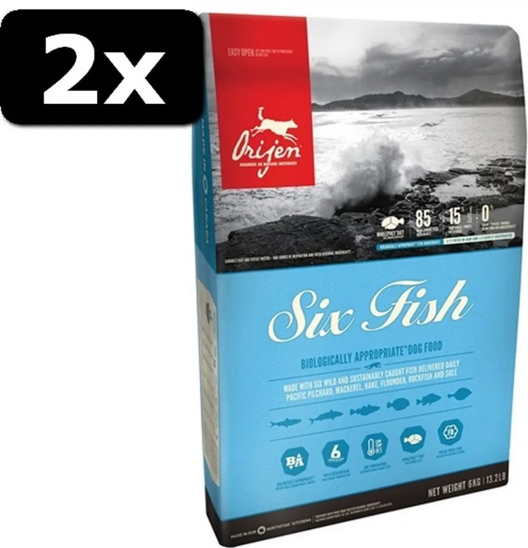 Orijen 6 Fish Hondenvoer 11,4kg