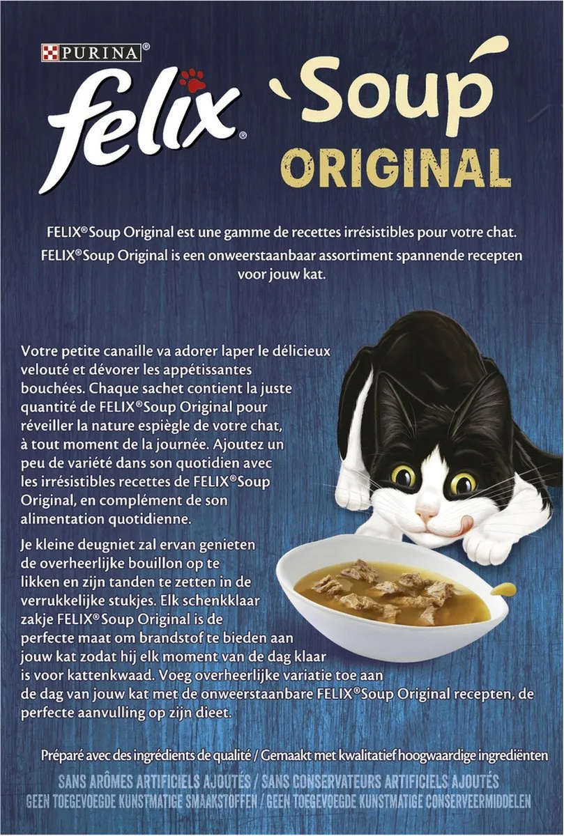 Felix Visvoer 6x48g - Kabeljauw/Tonijn/Schol