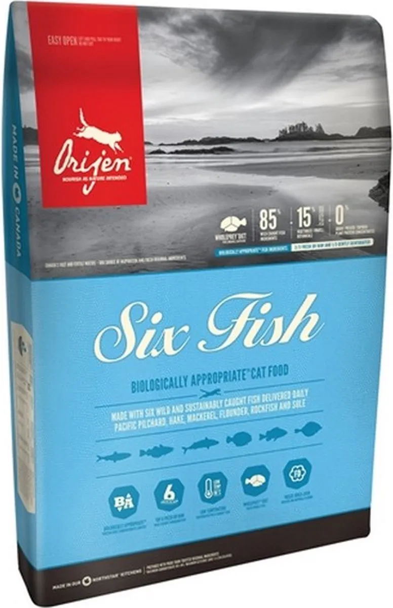 Orijen 6 Fish Cat 1,8kg - 2 Stuks