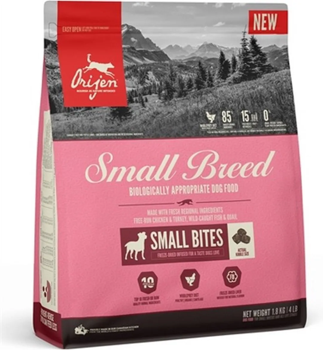 Orijen Whole Prey Small BR 1,8kg - 2 Stuks