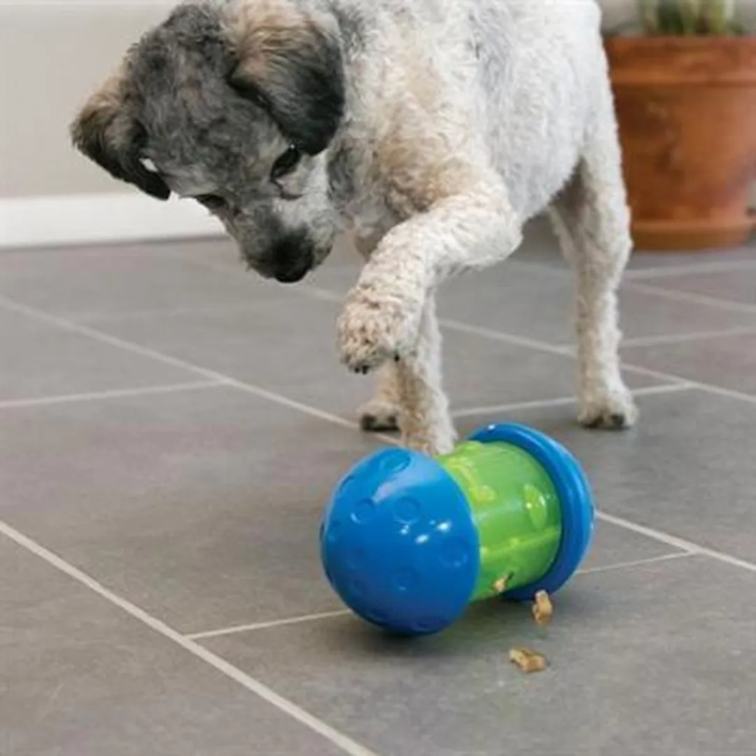 KONG Spin It - 11,5x21,5x11,5cm - Blauw