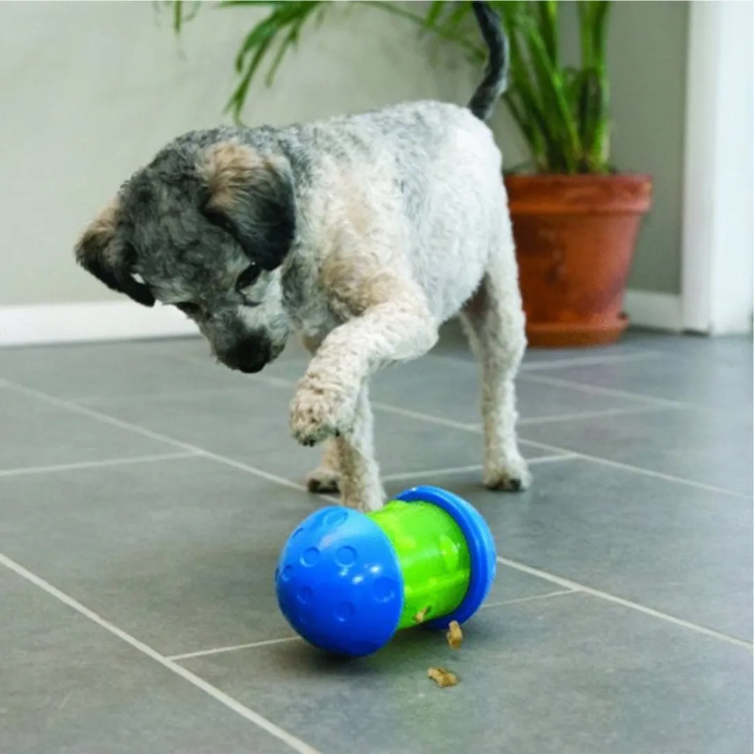 KONG Spin It - 11,5x21,5x11,5cm - Blauw