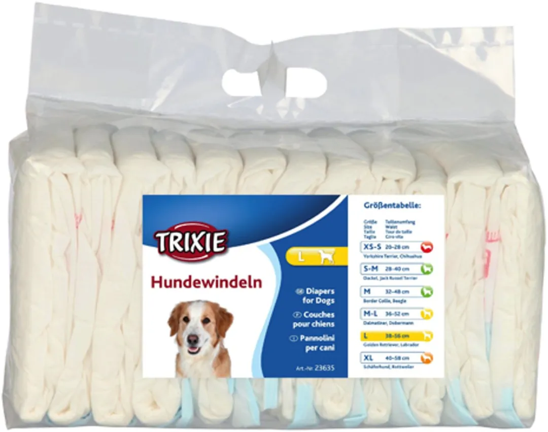 Trixie Hondenluier Teef S/M - 12 Stuks - afbeelding 6 van 6