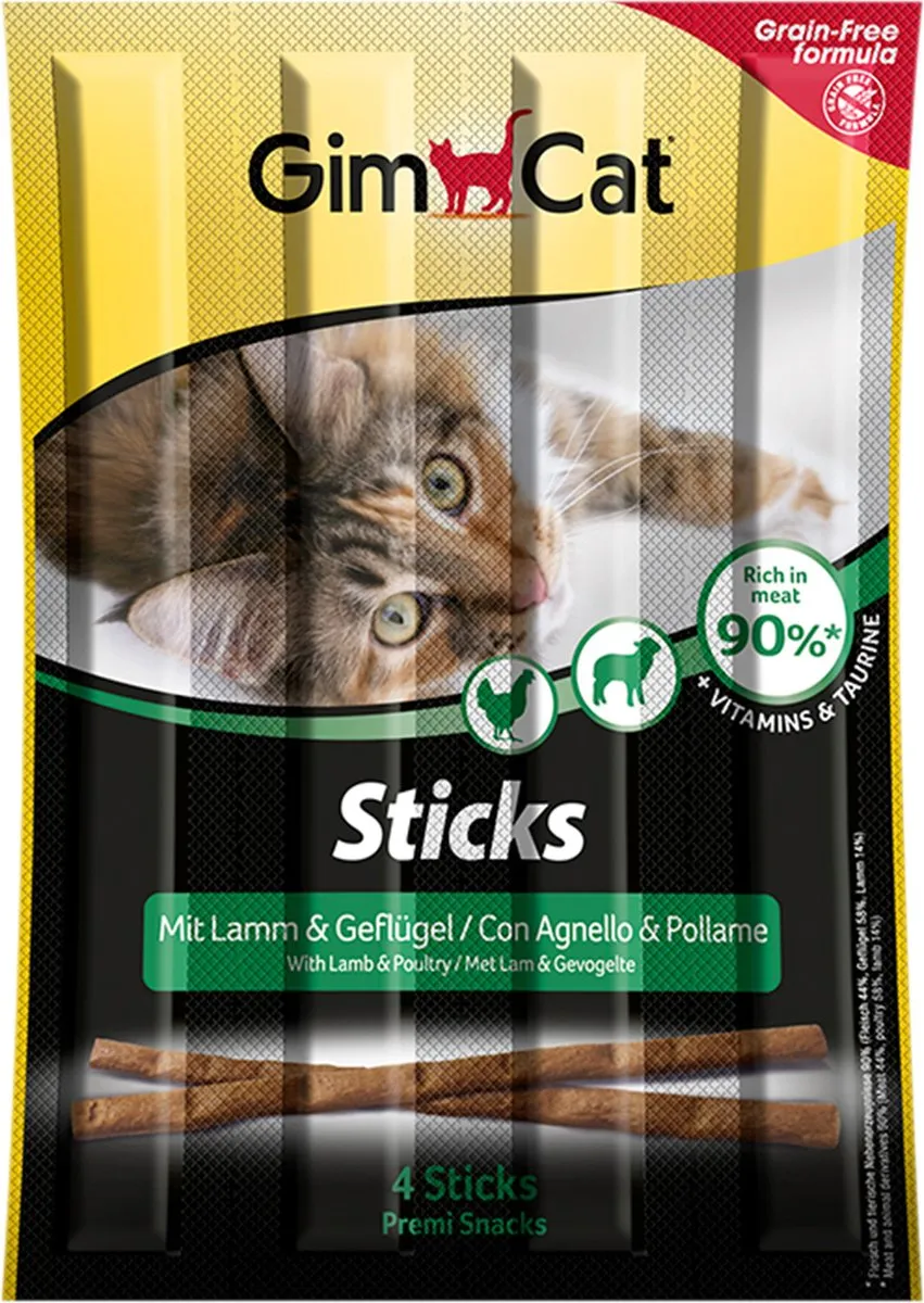 GimCat Sticks Zalm & Forel - 4 Stuks