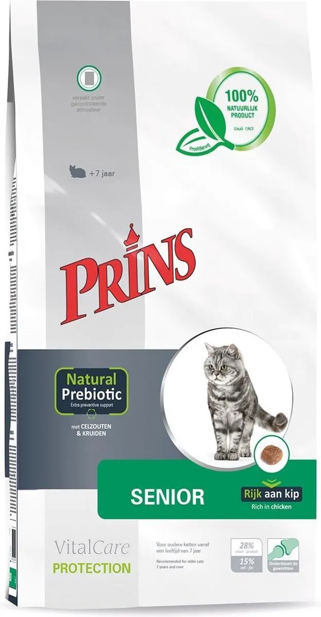 Prins VitalCare Protection Senior Kattenvoer Kip