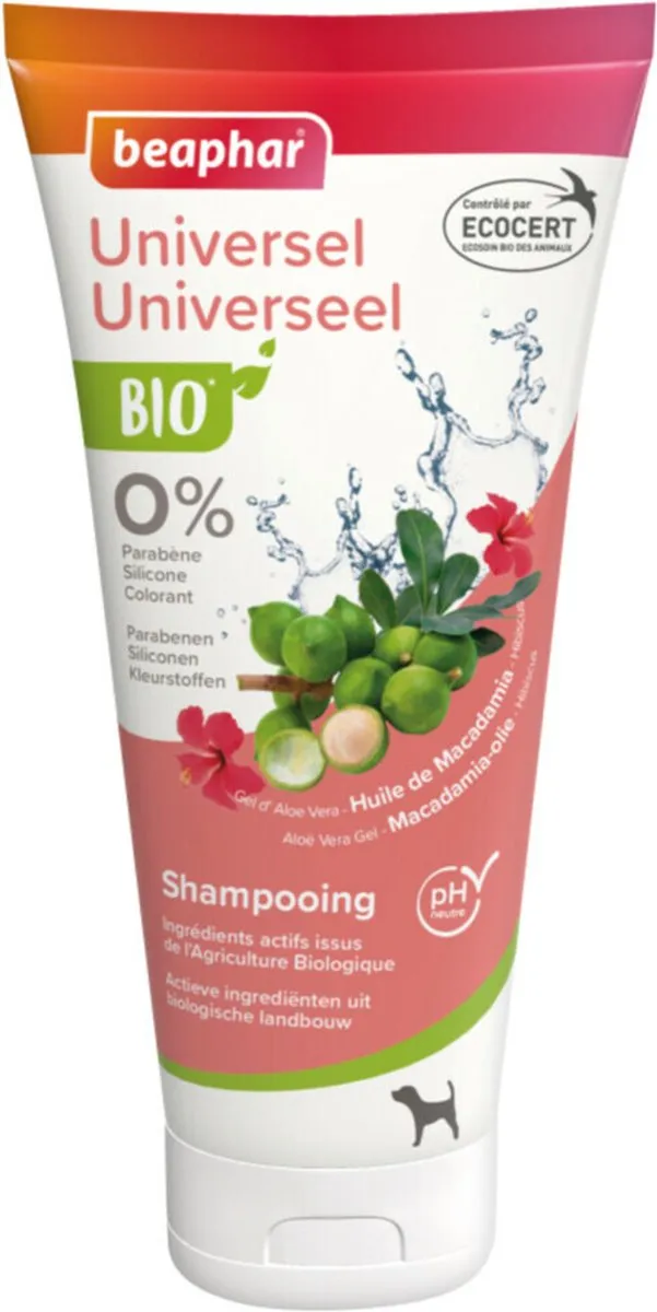 Beaphar Bio Shampoo Universeel 200ml - 3 Stuks