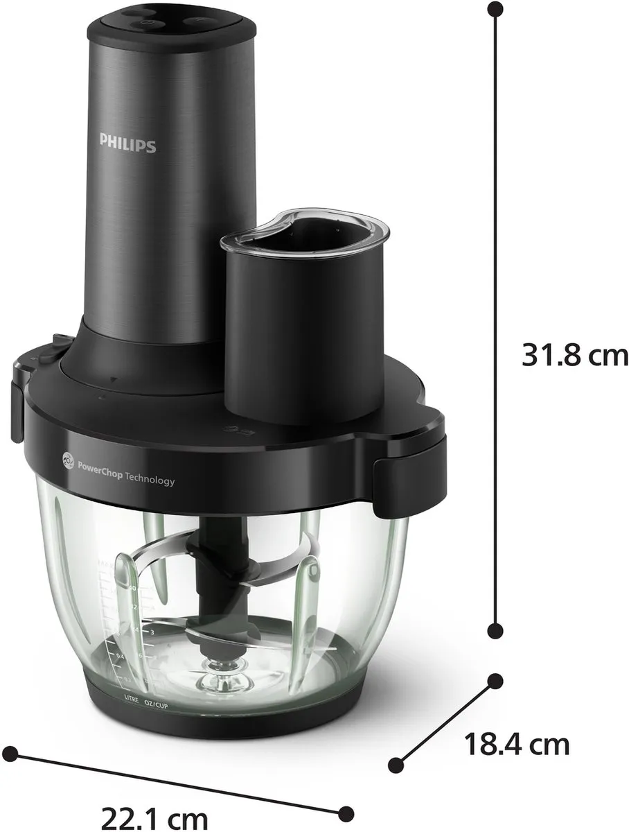 Philips 5000 Series Hakmolen HR1507/00 - 650W - Zwart