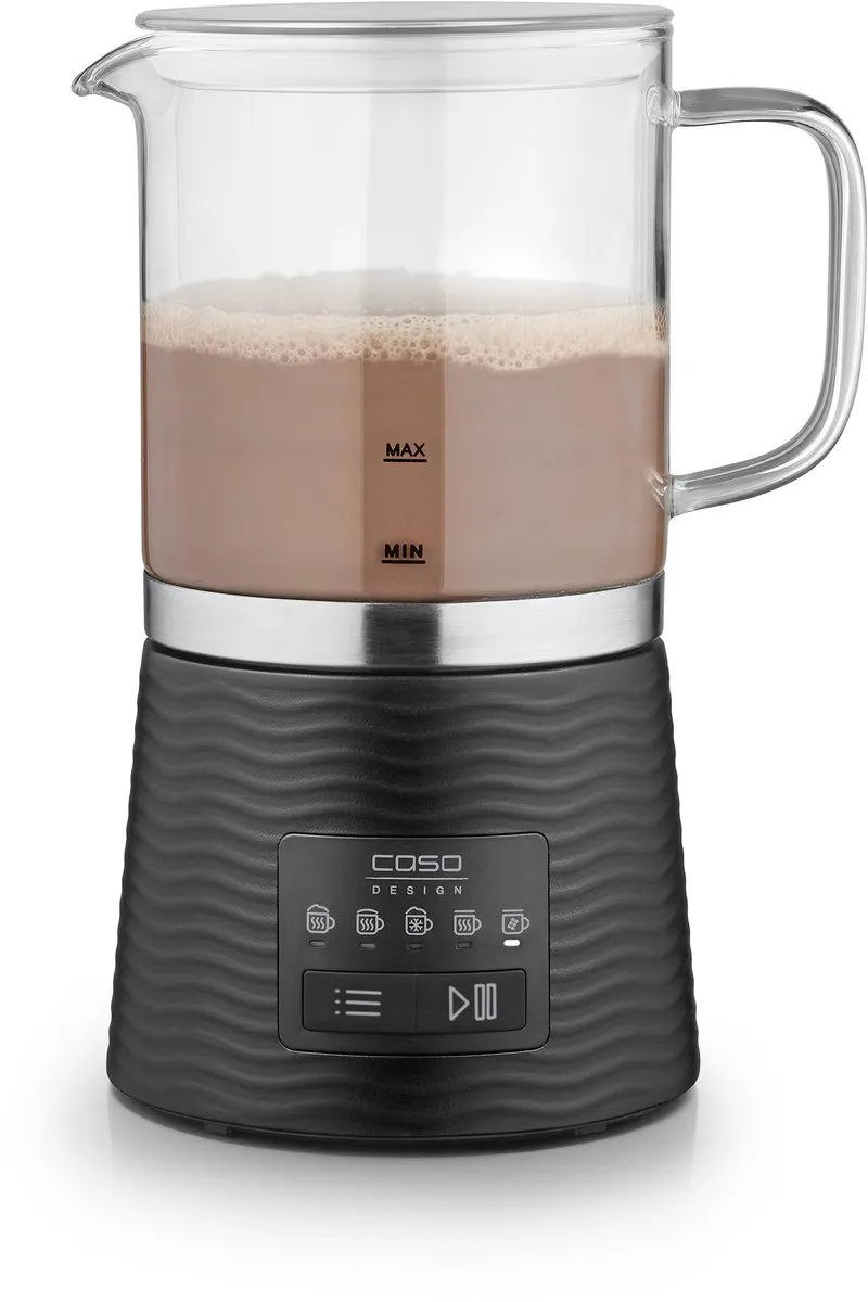 Caso CappuLatte 1661 Melkopschuimer 600W - 400ml - Zilver