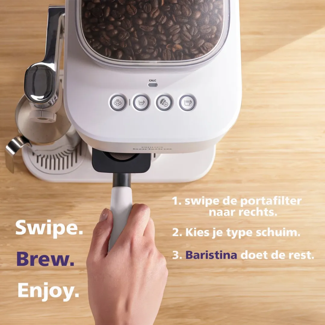 Philips Baristina Latte BAR400/00 Espressomachine - Wit