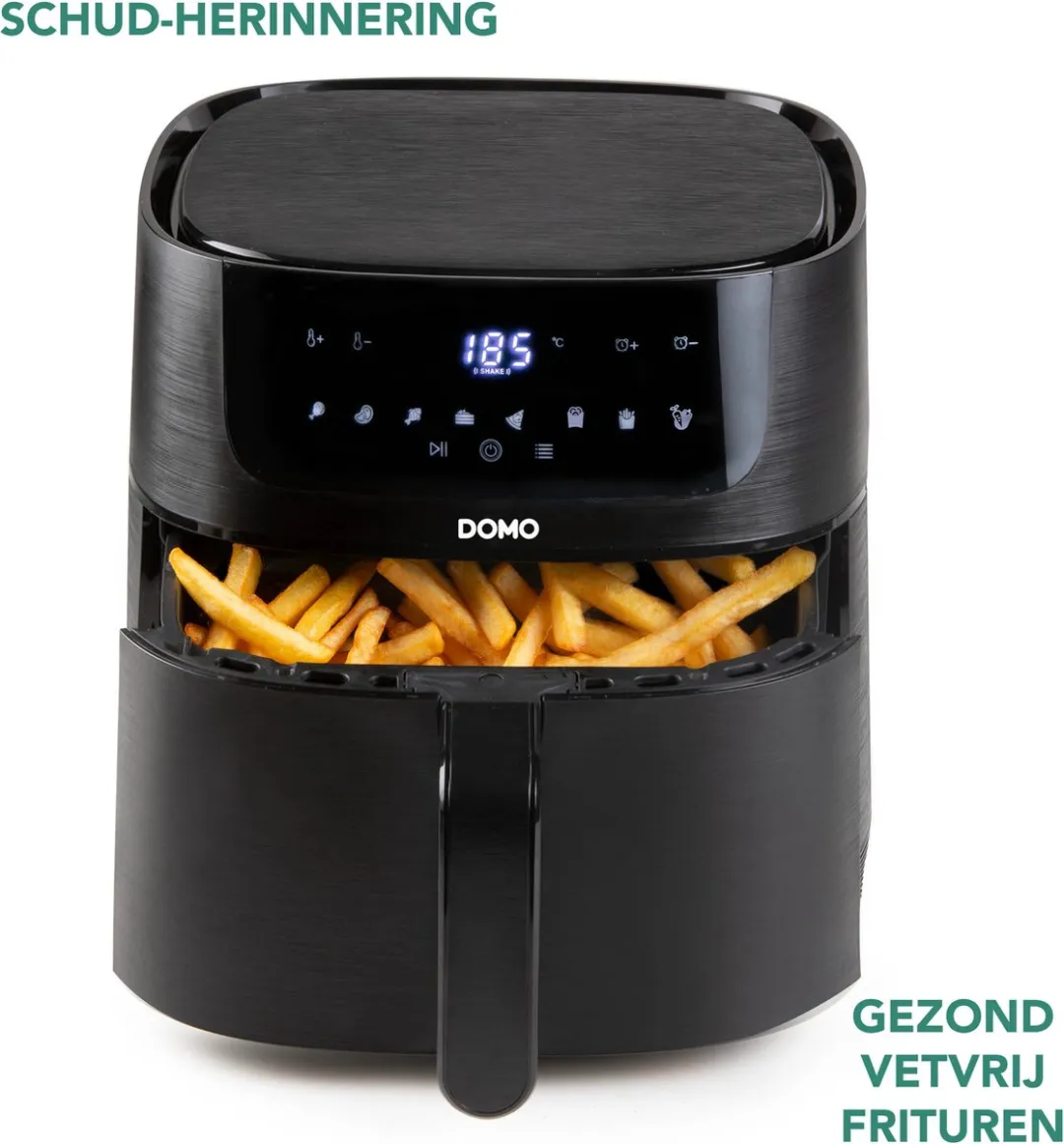 Domo DO539FR Airfryer XXL 1500W - 6L - Zwart