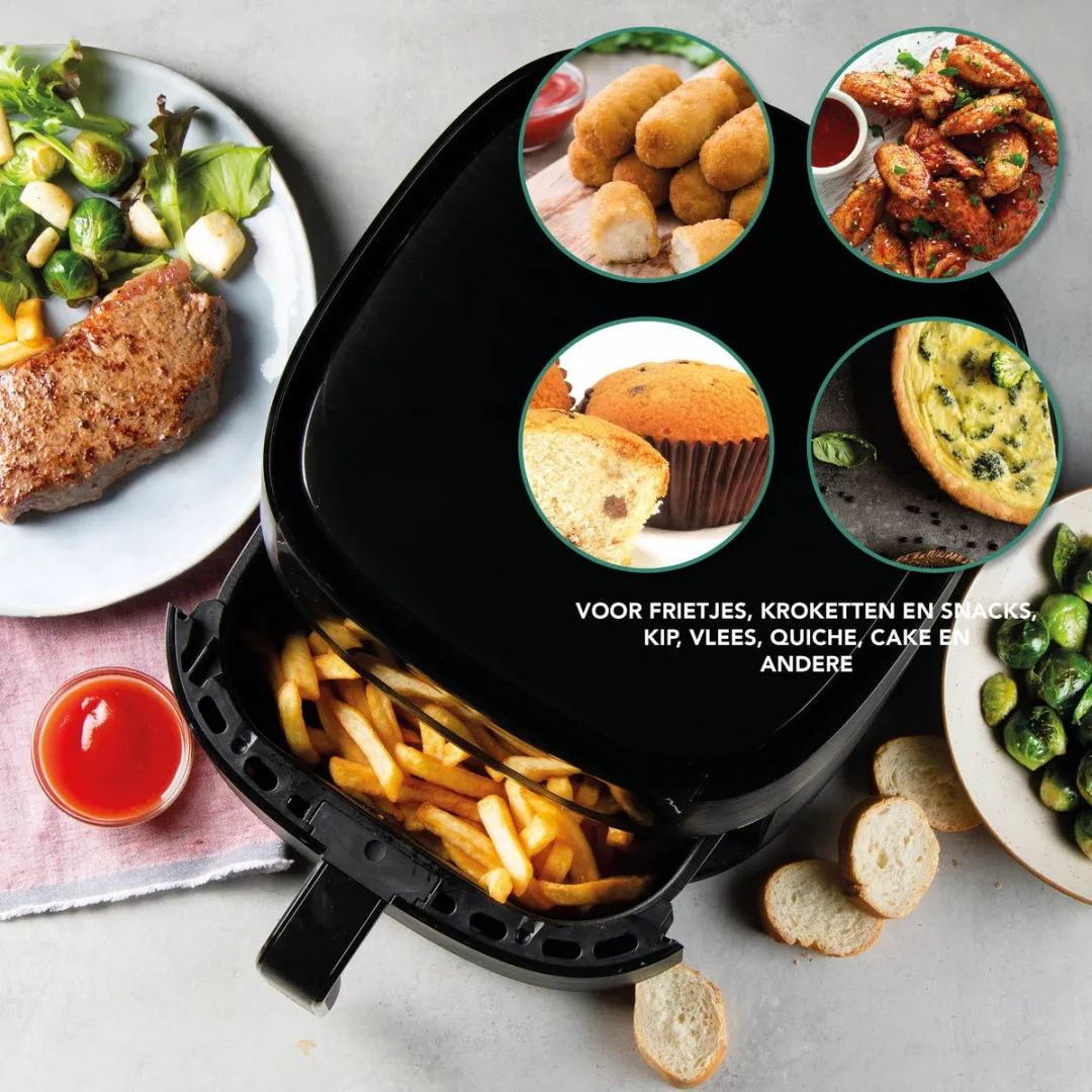 Domo DO539FR Airfryer XXL 1500W - 6L - Zwart