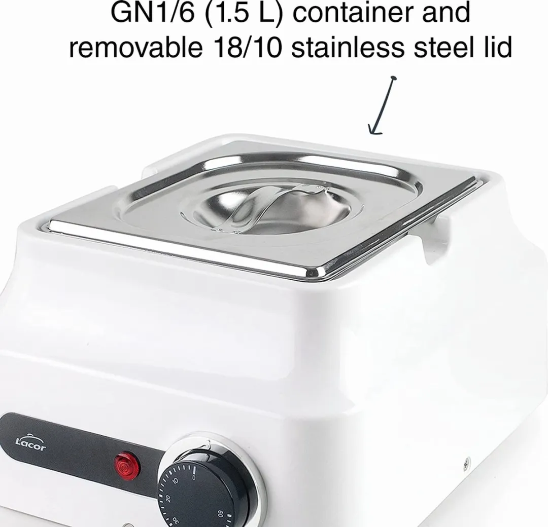 Lacor 69617 Chocoladesmelter - 1.5L - Wit/RVS