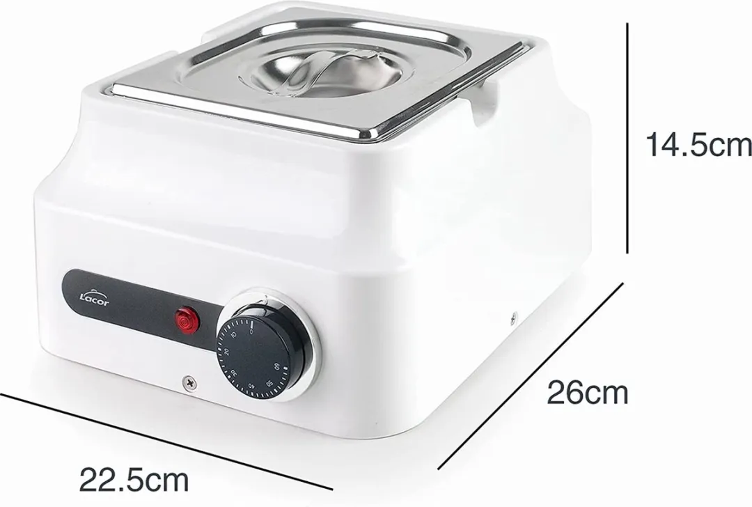 Lacor 69617 Chocoladesmelter - 1.5L - Wit/RVS