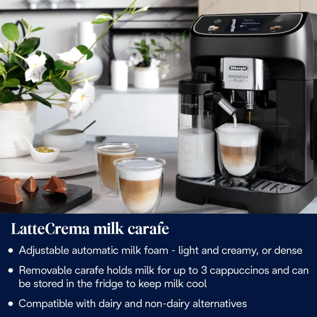 De'Longhi Magnifica Plus ECAM320.60.B Espressomachine - 1,9L - Zwart - afbeelding 6 van 6