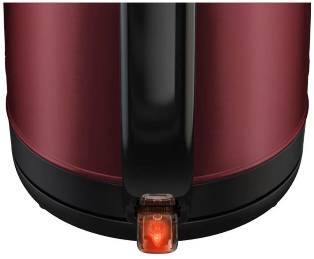 Moulinex BY5S05E0 Waterkoker 2400W - 1,7L - Zwart/Bordeauxrood