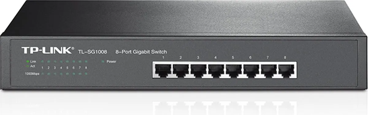 TP-Link TL-SG1008 Unmanaged Netwerkswitch