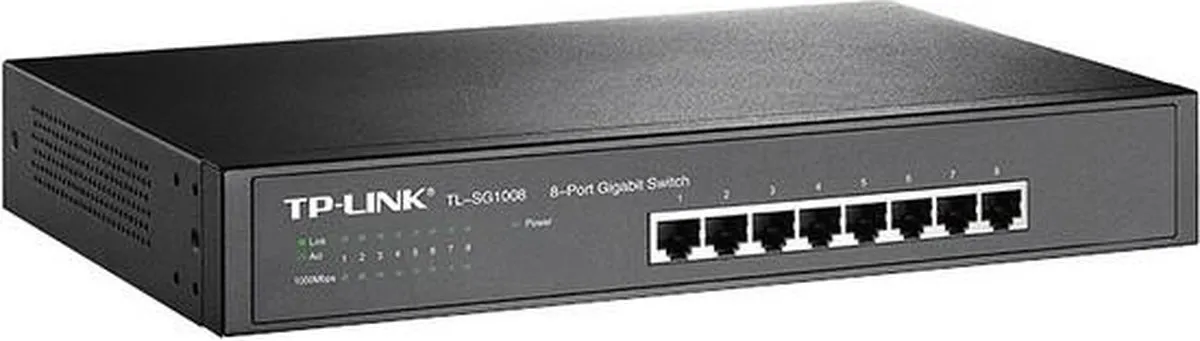 TP-Link TL-SG1008 Unmanaged Netwerkswitch - 8 Poorten - afbeelding 6 van 6