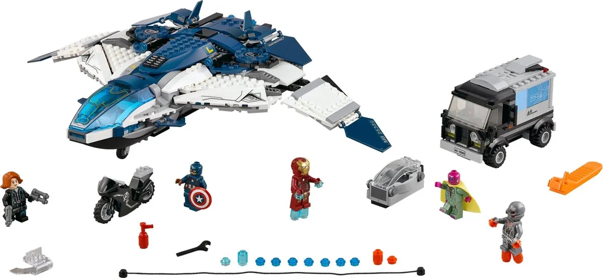 LEGO Marvel Avengers Quinjet 76032 - 722 Stukken - afbeelding 2 van 4