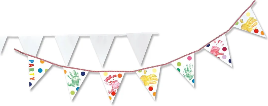Folia Slinger Blanco Vlaggetjeslint