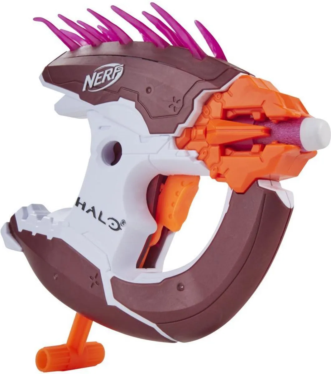 Nerf MicroShots Halo Needler E9721 - Paars/Bruin/Wit