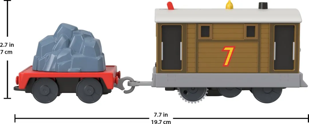 Fisher-Price Thomas & Friends Toby Gemotoriseerde Locomotief - HTN30