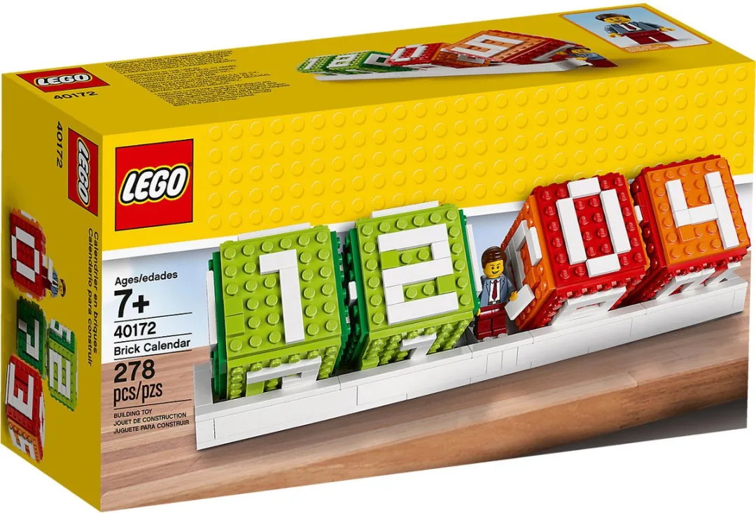 LEGO Iconische Bouwsteenkalender 274 Stukken - Multicolor