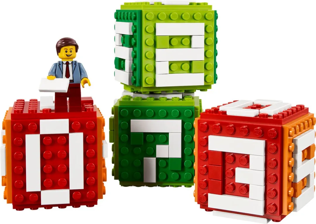 LEGO Iconische Bouwsteenkalender 274 Stukken