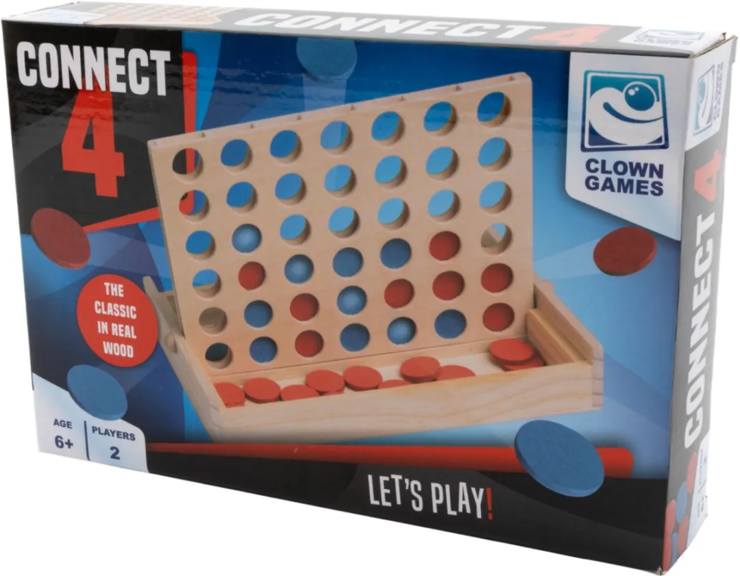 Clown Games Houten Connect 4 FSC 2016947 - 2-6 Spelers