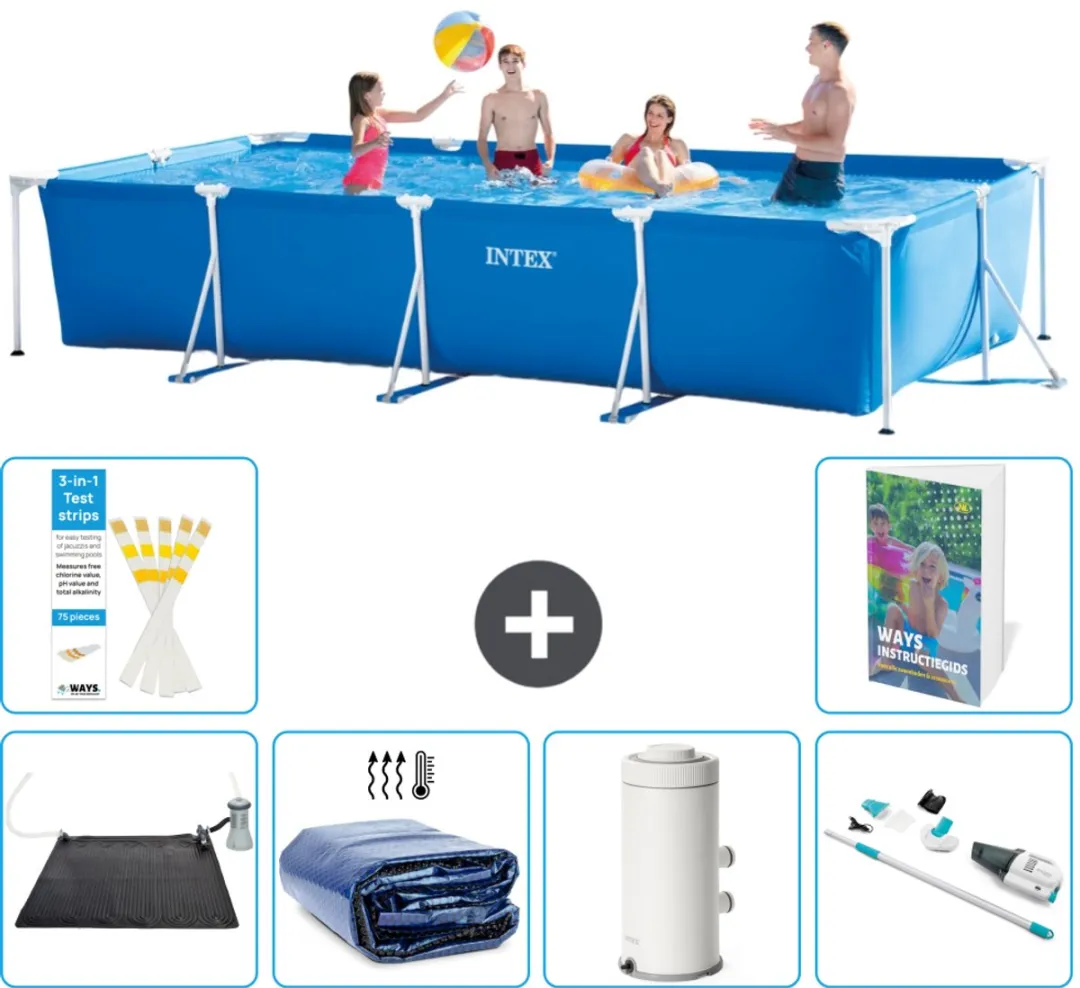 Intex Rechthoekig Frame Zwembad 450x220x84cm