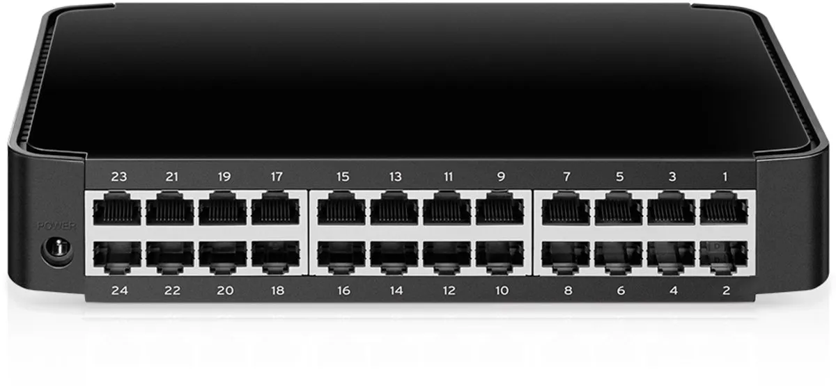 TP-Link TL-SF1024M 24-Poorts Netwerk Switch - Zwart