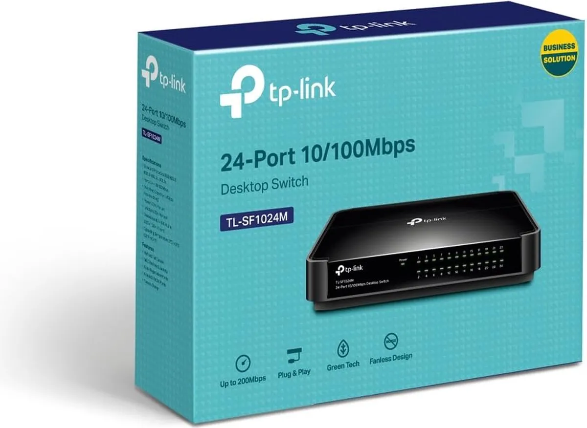 TP-Link TL-SF1024M 24-Poorts Netwerk Switch - Zwart