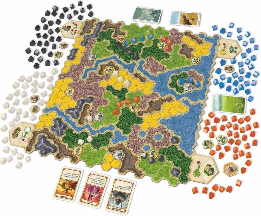 Queen Games Kingdom Builder Q60833 - Bordspel - 2-5 Spelers