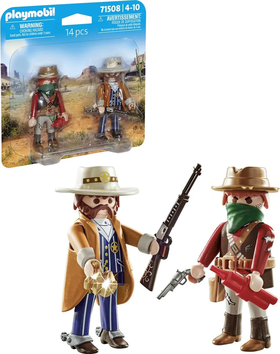 Playmobil DuoPack Bandieten & Sheriff 71508 - Meerkleurig