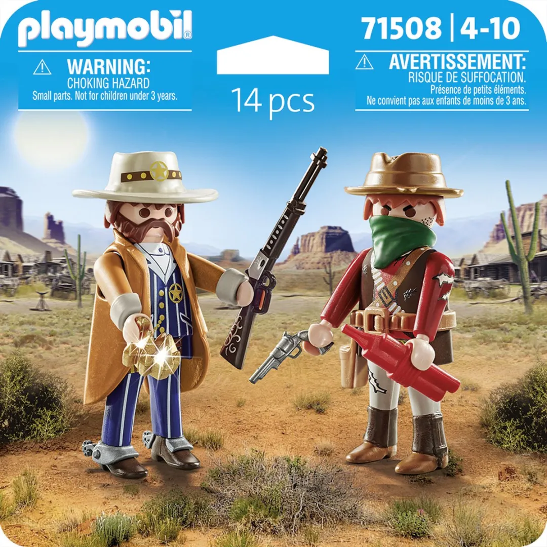 Playmobil DuoPack Bandieten & Sheriff 71508 - Meerkleurig - afbeelding 6 van 6