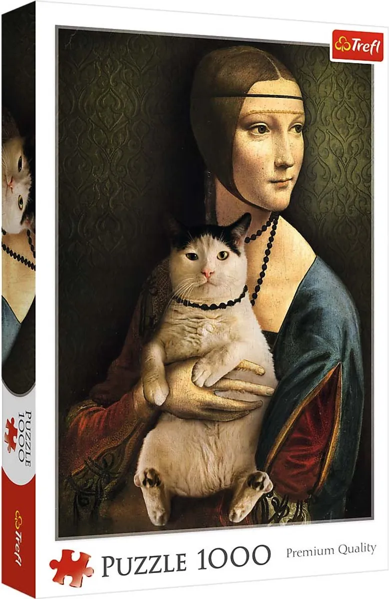 Trefl Lady with a Cat Puzzel 1000 Stuks