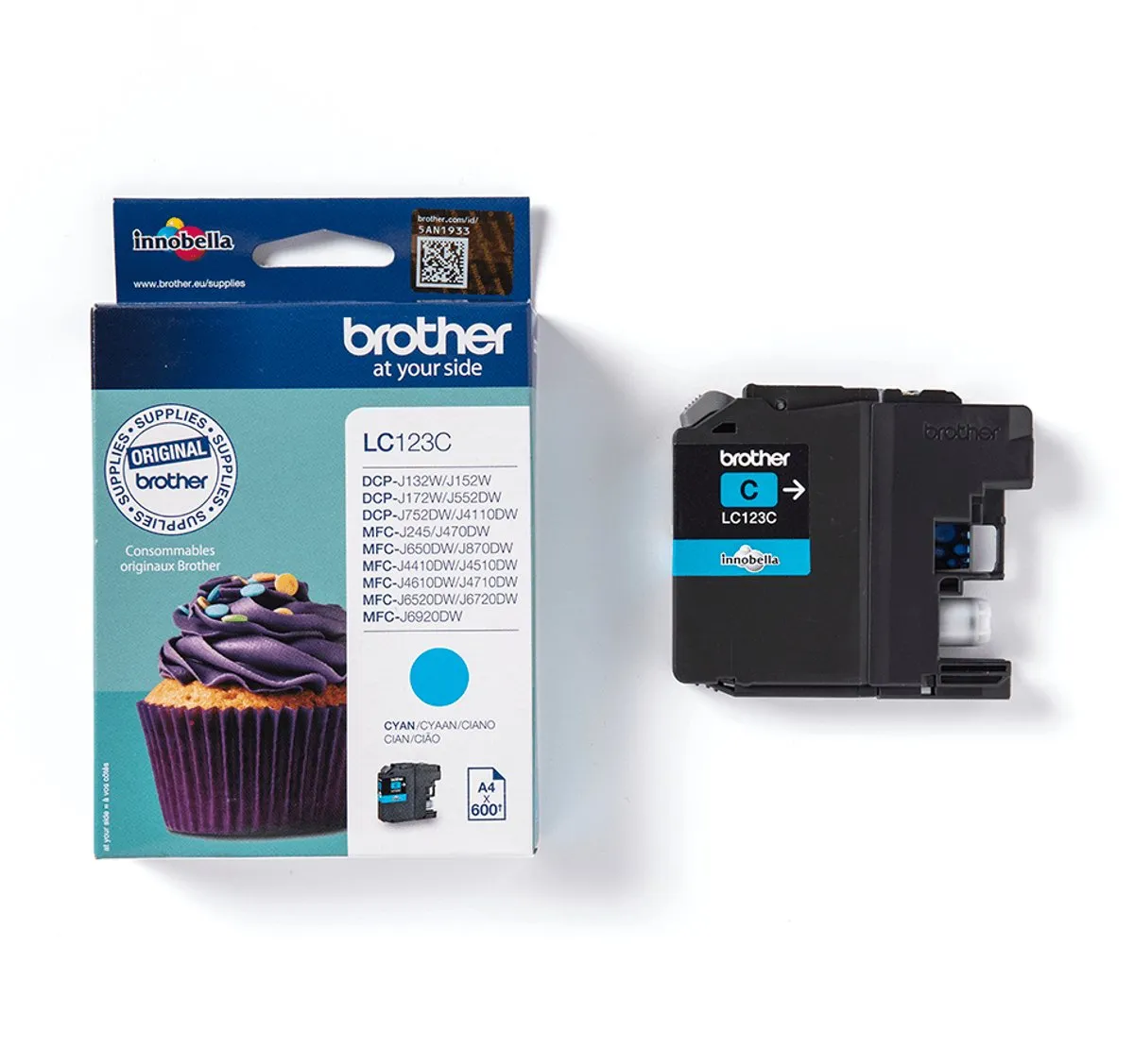 Brother LC-123C Inktcartridge - Cyaan