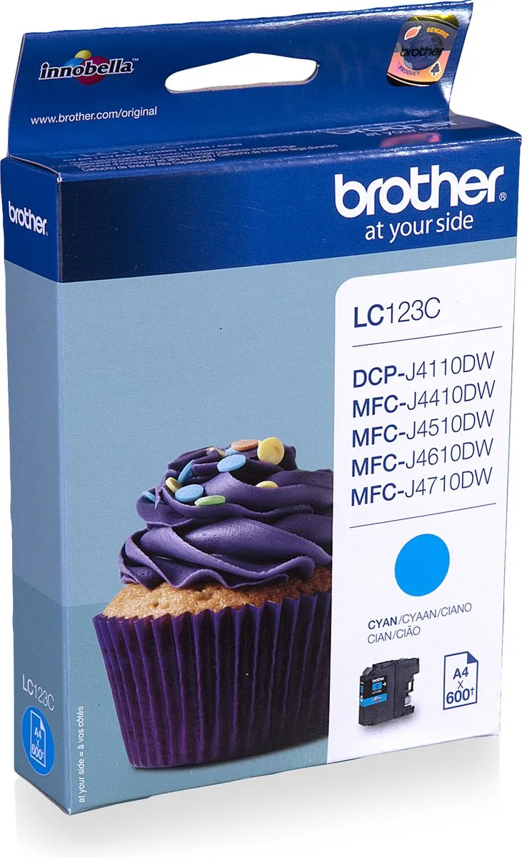 Brother LC-123C Inktcartridge - Cyaan