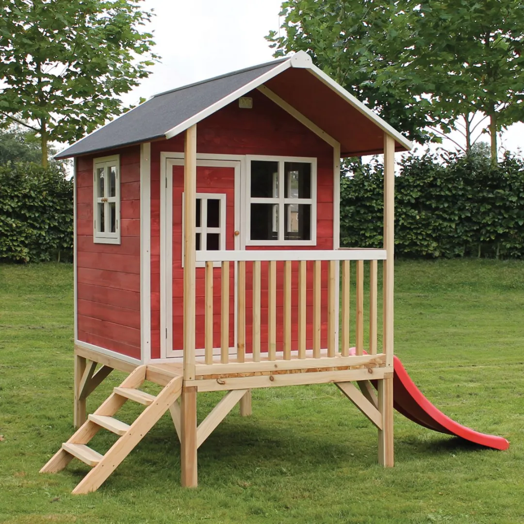 EXIT Toys Loft 300 Houten Speelhuis 50.03.13.00 - Rood - afbeelding 6 van 6