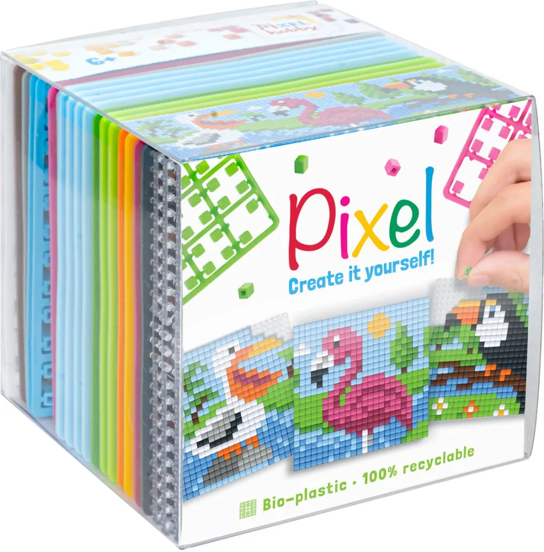 Pixelhobby Kubus Tropische Vogels II