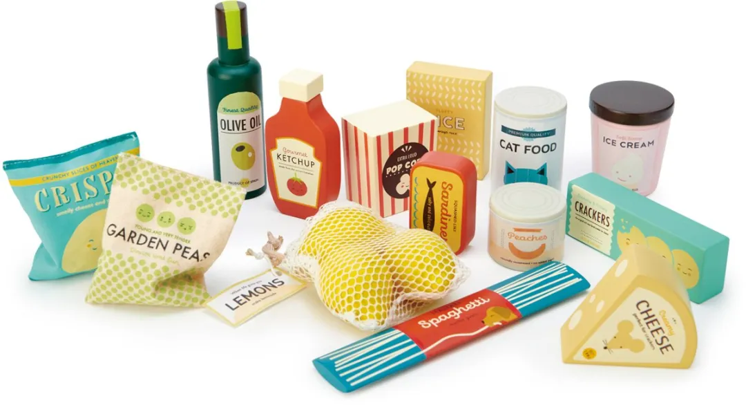 Tender Leaf Toys Supermarkt Boodschappen Multicolor - afbeelding 6 van 6
