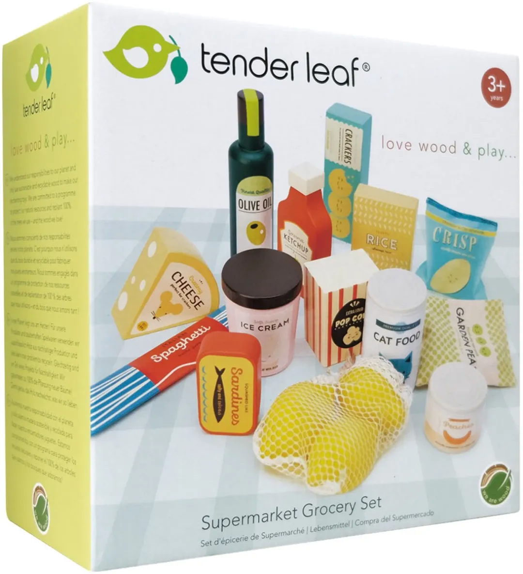 Tender Leaf Toys Supermarkt Boodschappen Multicolor