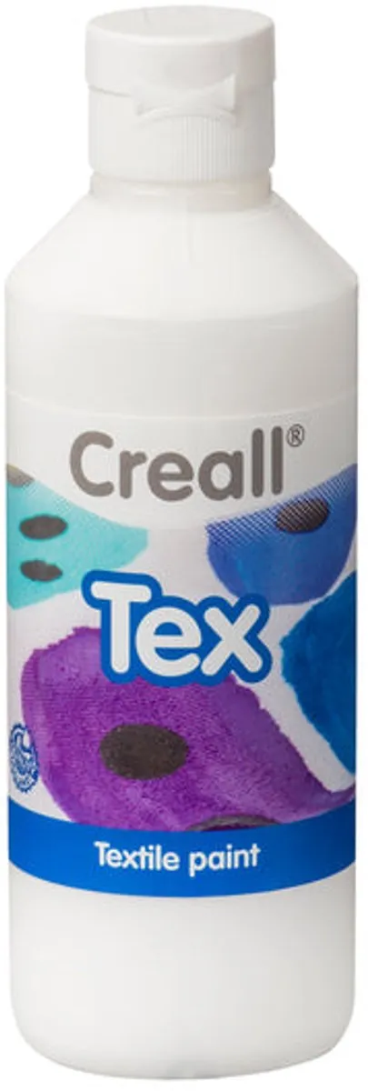 Creall Textielverf Wit - 6x250ml - Machinewasbaar