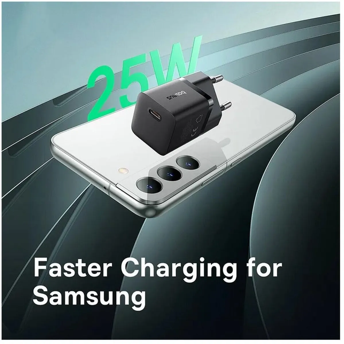 Baseus GaN5 CCGAN25E5-BS 25W USB-C Oplader - Zwart