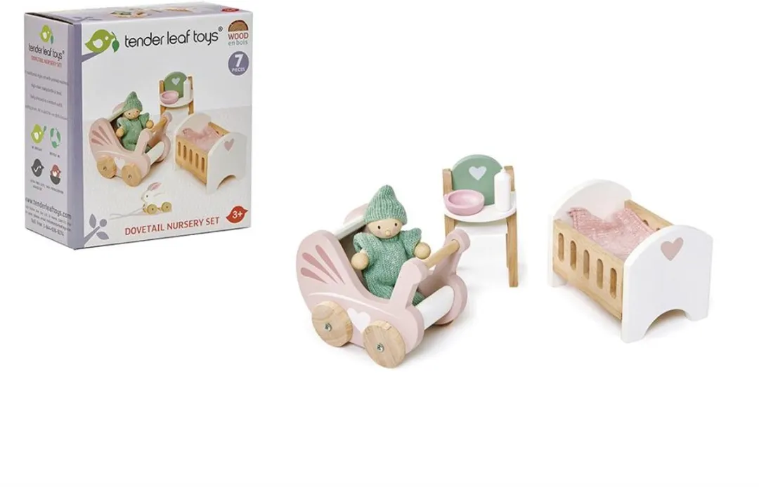 Tender Leaf Toys Poppenhuis Meubeltjes Babykamer