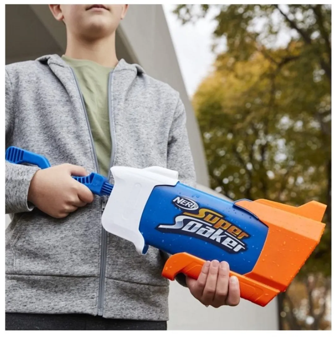 Hasbro Nerf Super Soaker Rainstorm F3890 Waterpistool - 1L - Oranje/Wit/Blauw