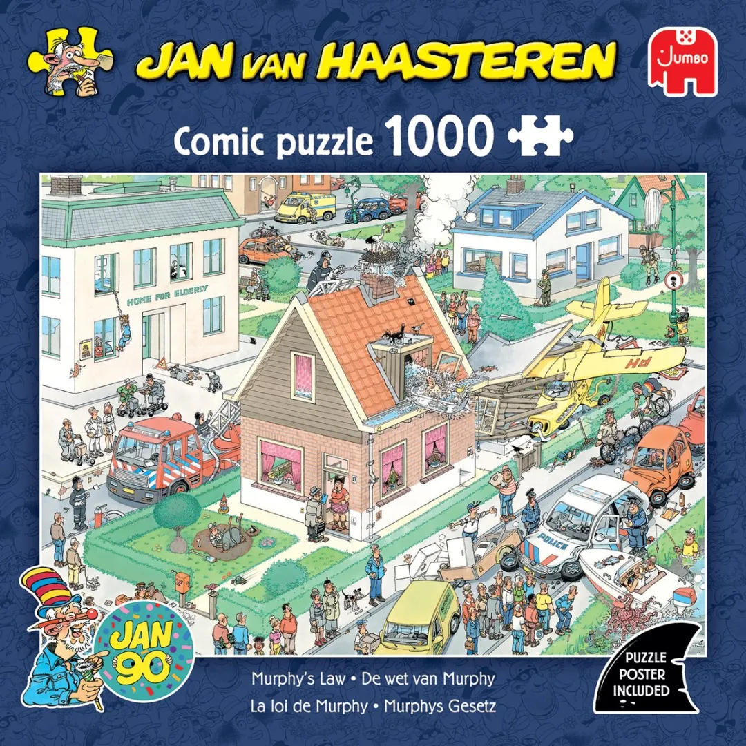 Jan van Haasteren De wet van Murphy Legpuzzel 1000 Stuks - Meerkleurig